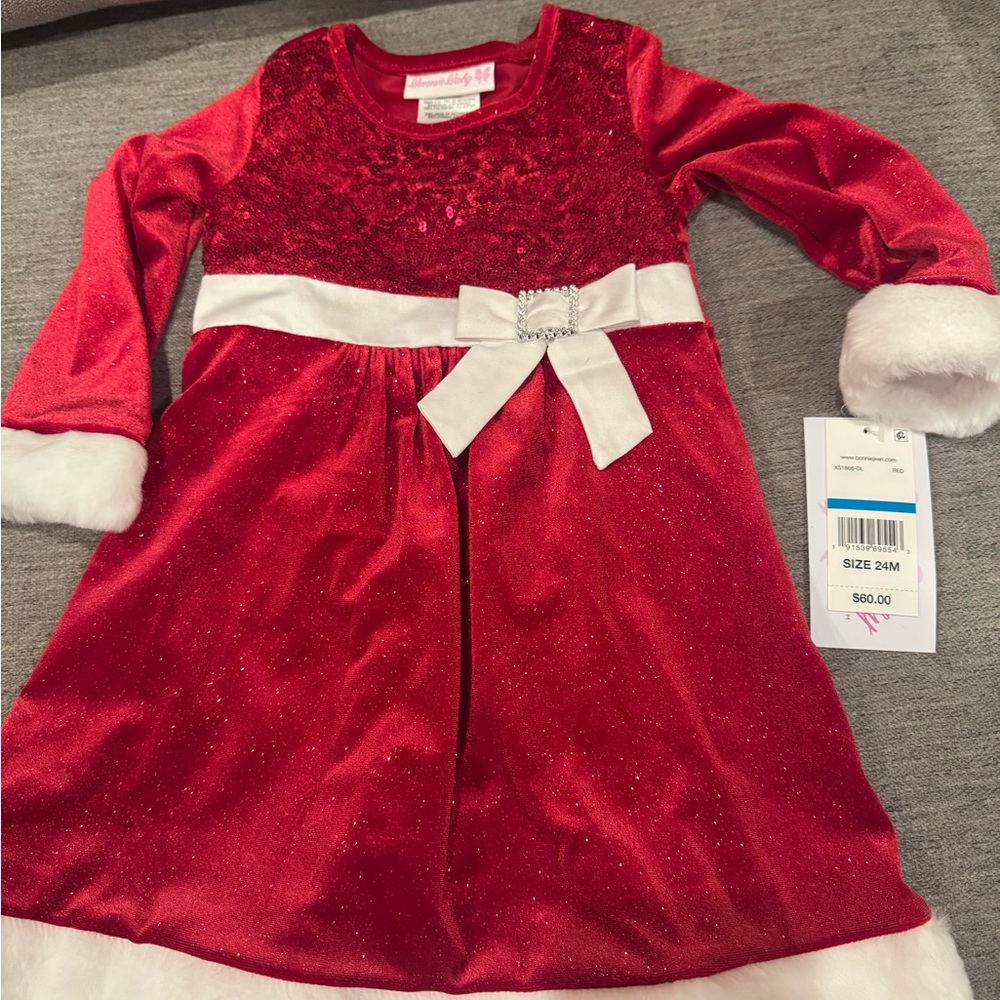 NWT Bonnie Jean “Santa” Holiday/Christmas Dress